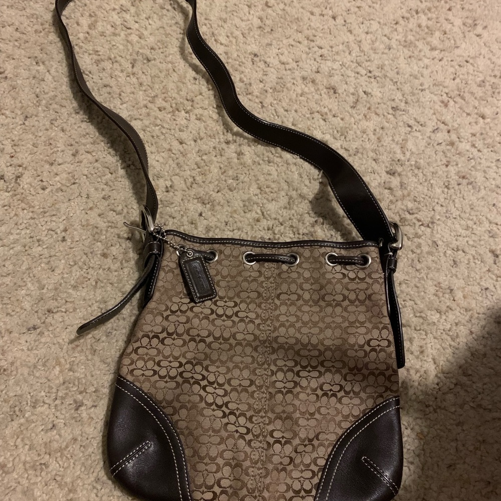 Brown coach satchel